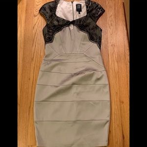 Champagne lace dress